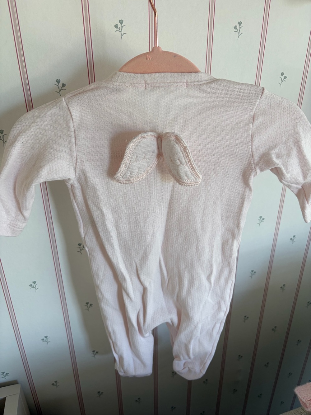 Marie Chantal Pale Pink Angel Onesie
